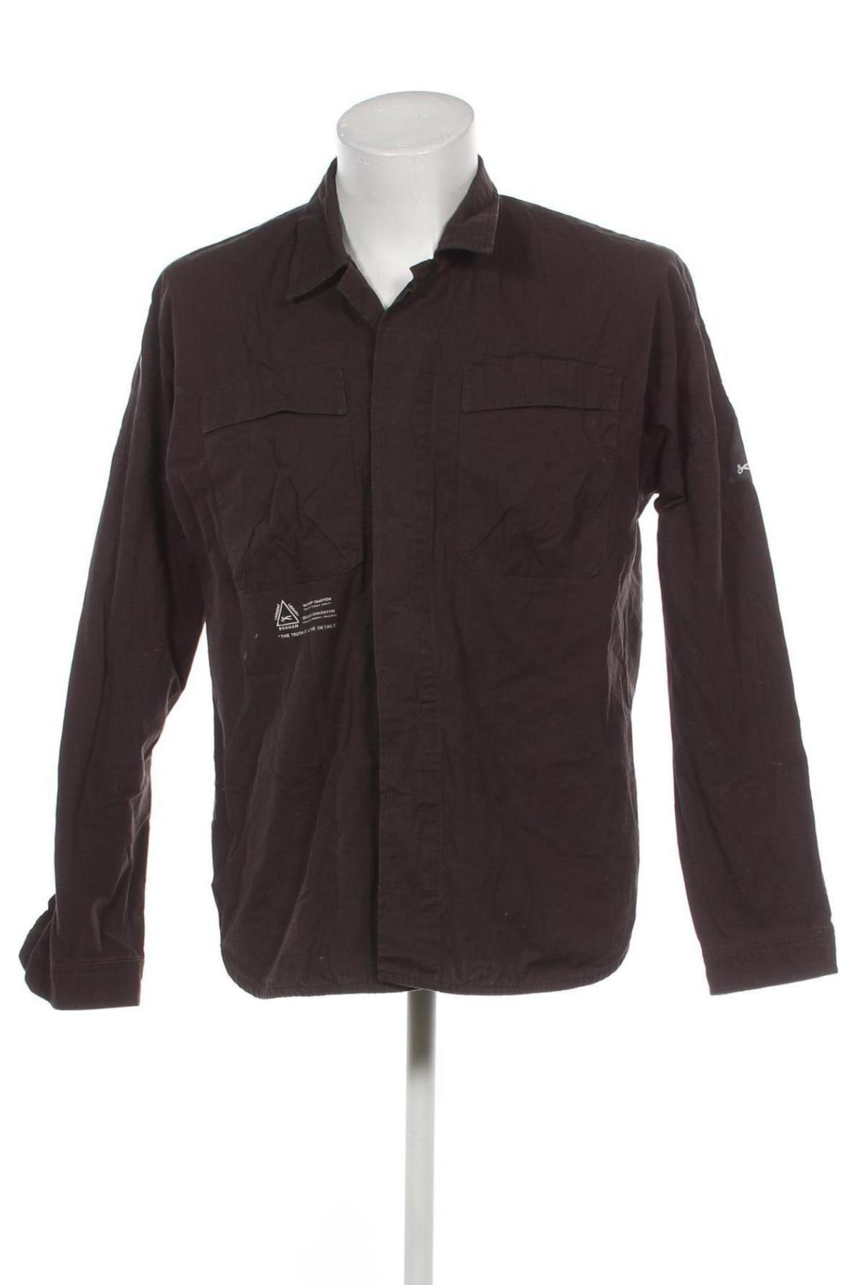 Herrenhemd Denham, Größe L, Farbe Grau, Preis € 27,14