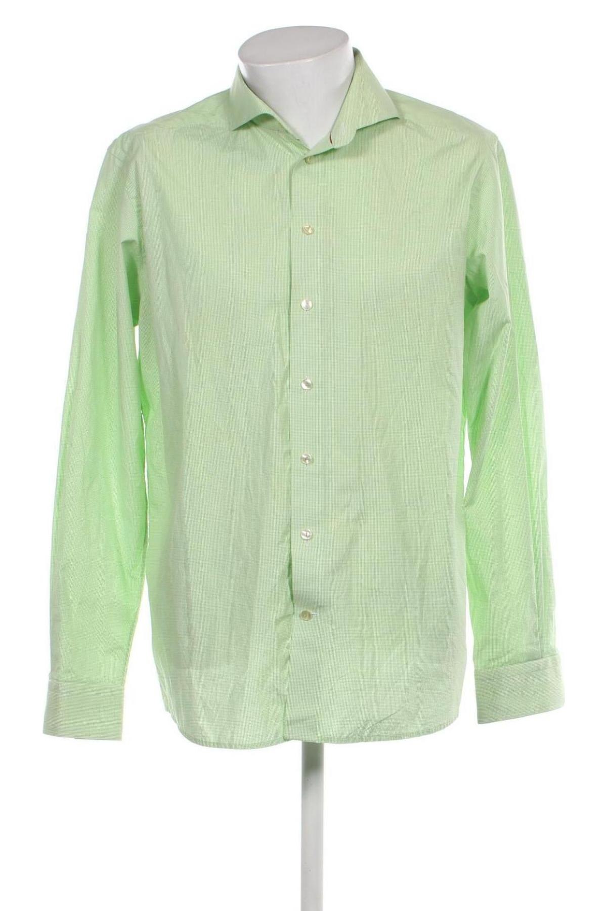 Męska koszula Eton, Rozmiar XL, Kolor Zielony, Cena 172,72 zł