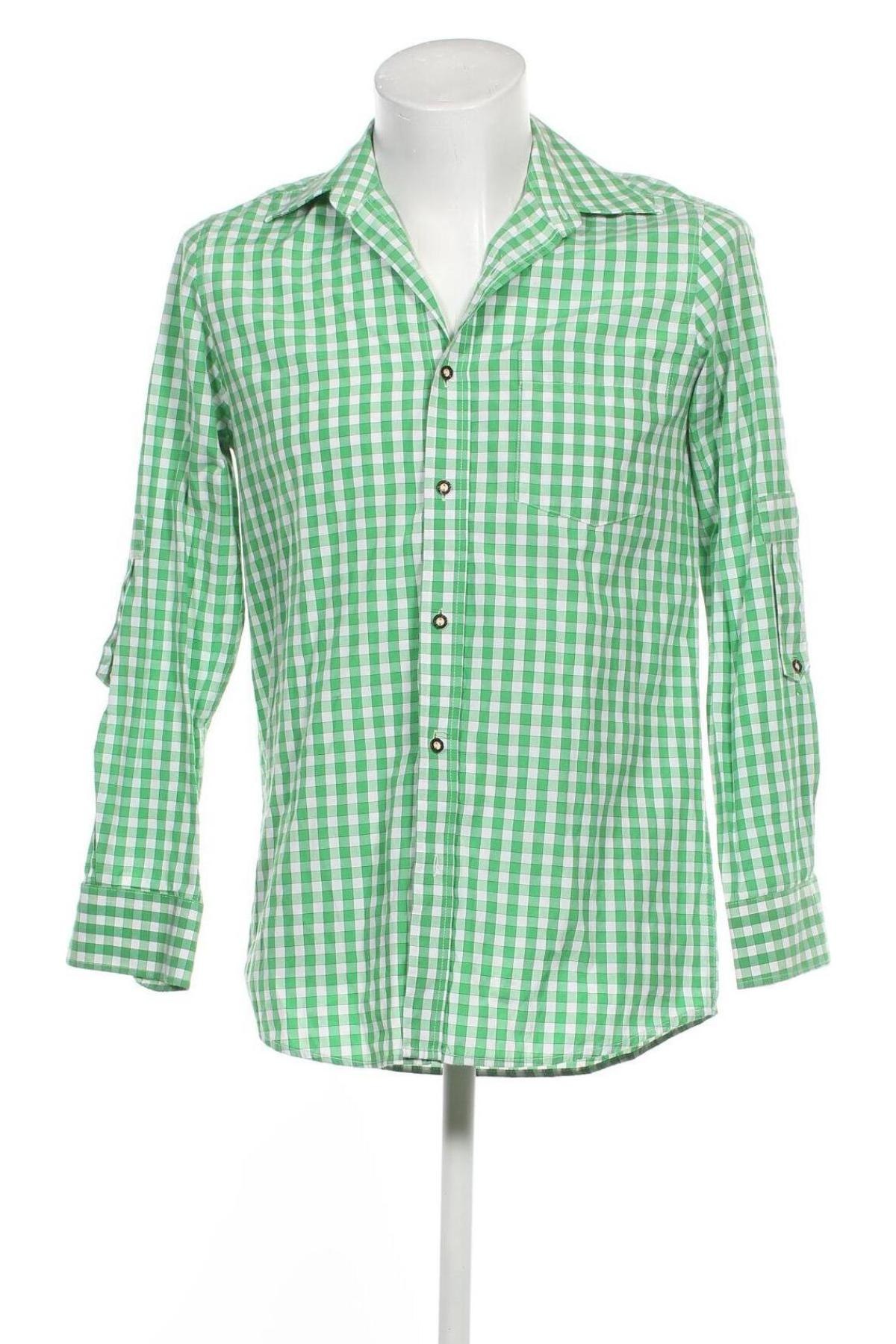 Мъжка риза Fuchs Trachtenmoden, Размер S, Цвят Многоцветен, Цена 10,66 лв.
