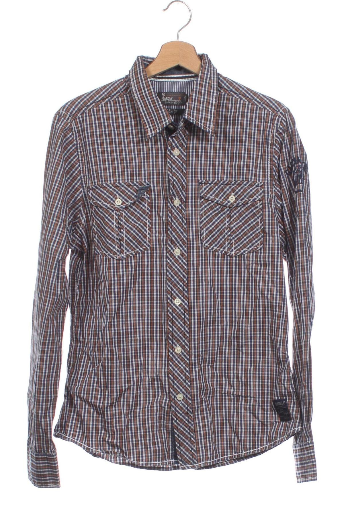Ανδρικό πουκάμισο Garcia, Μέγεθος M, Χρώμα Πολύχρωμο, Τιμή 3,42 €