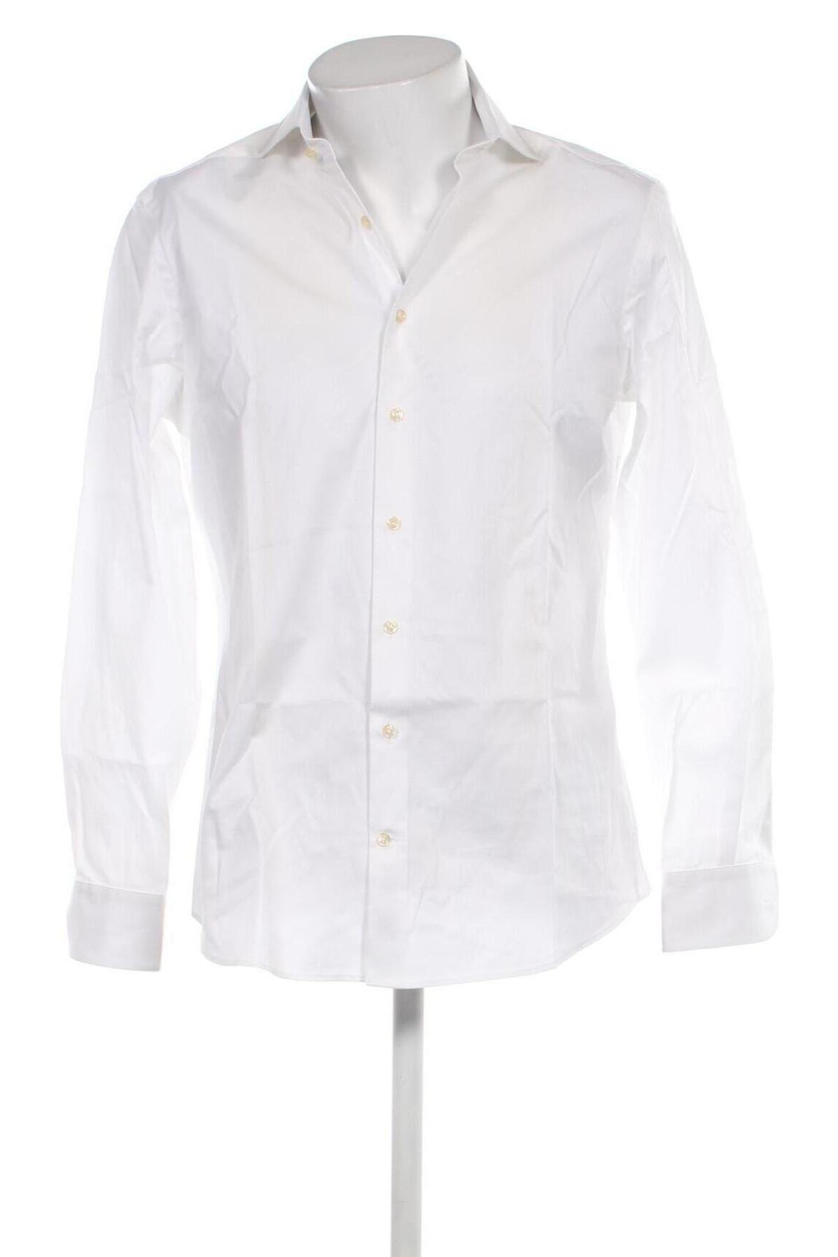 Мъжка риза Hackett, Размер M, Цвят Бял, Цена 150,00 лв.