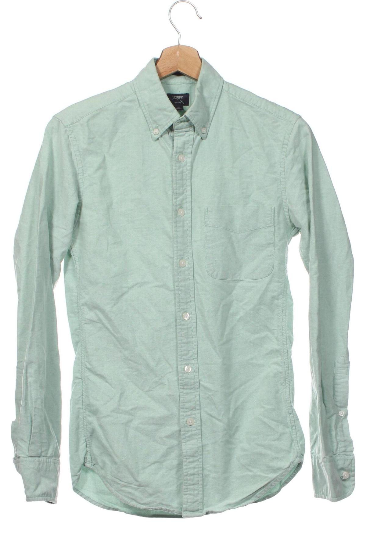 Мъжка риза J.Crew, Размер XS, Цвят Зелен, Цена 30,00 лв.