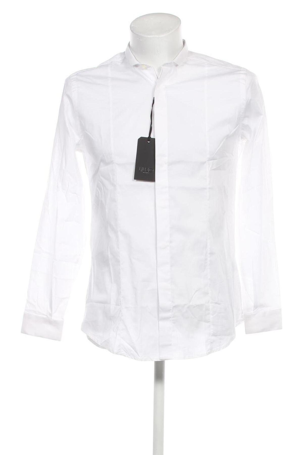 Мъжка риза Liu Jo, Размер M, Цвят Бял, Цена 150,00 лв.