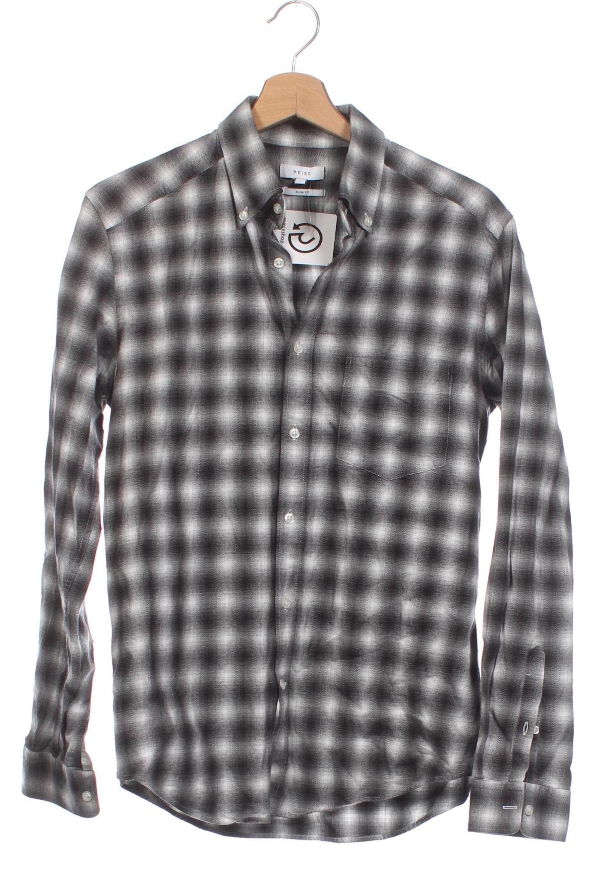 Ανδρικό πουκάμισο Reiss, Μέγεθος M, Χρώμα Γκρί, Τιμή 7,68 €