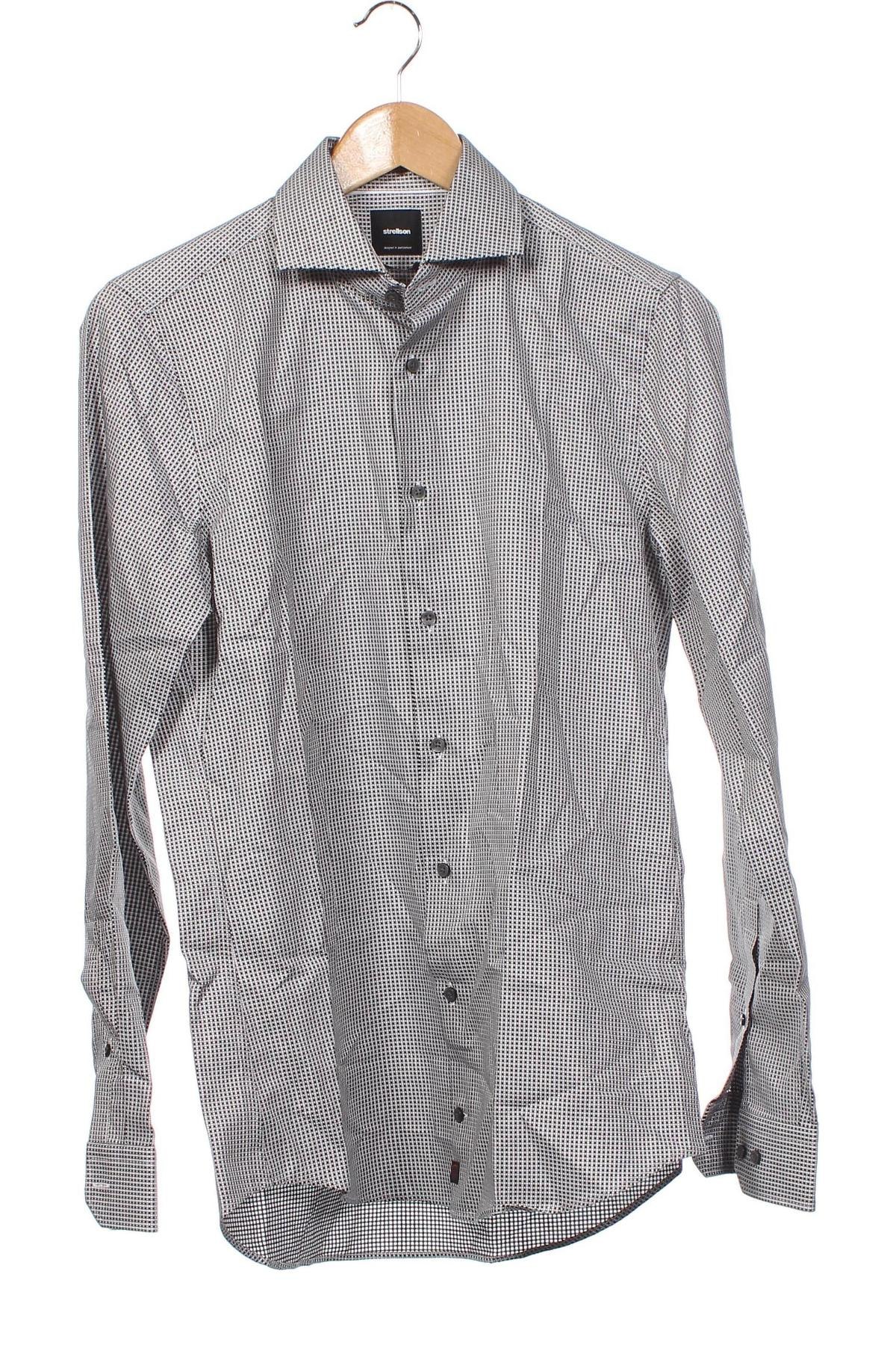 Herrenhemd Strellson, Größe M, Farbe Grau, Preis 60,31 €