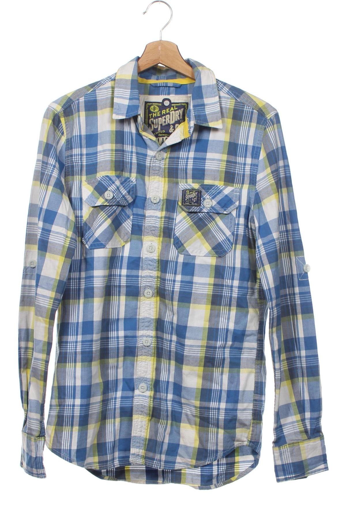 Ανδρικό πουκάμισο Superdry, Μέγεθος S, Χρώμα Πολύχρωμο, Τιμή 3,46 €
