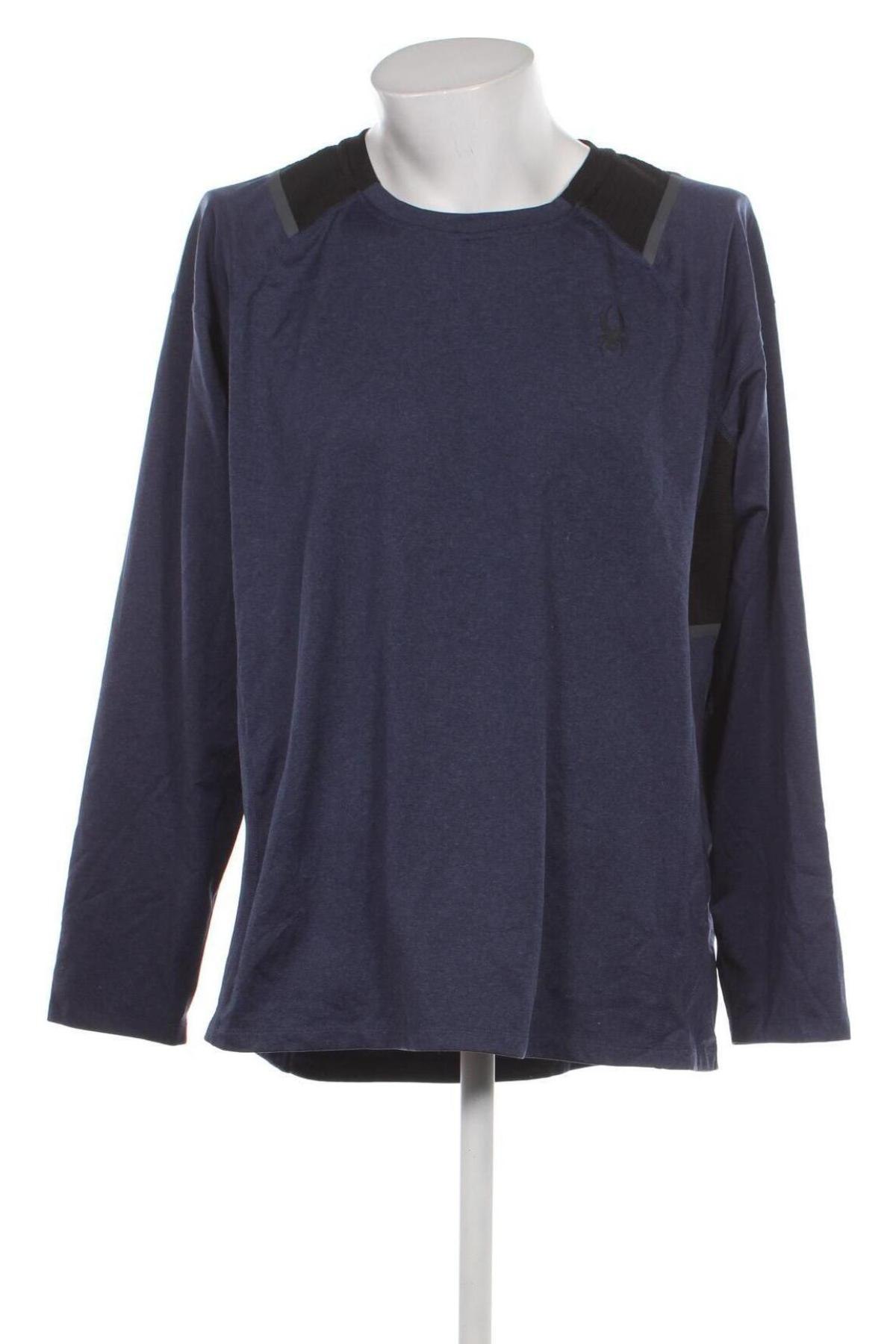 Ανδρική αθλητική μπλούζα Spyder, Μέγεθος XL, Χρώμα Μπλέ, Τιμή 18,36 €