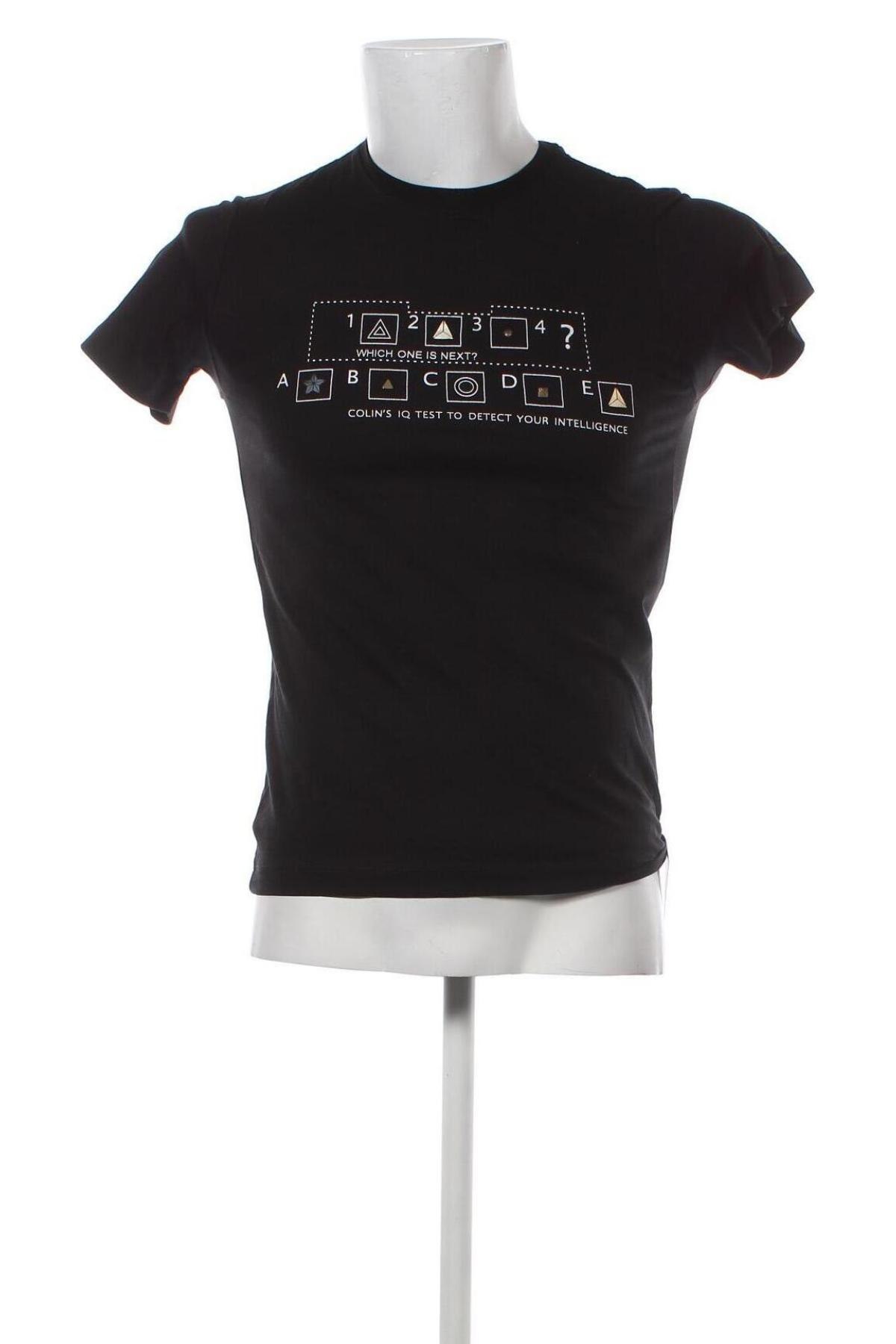 Мъжка тениска Colin's, Размер XS, Цвят Черен, Цена 21,00 лв.