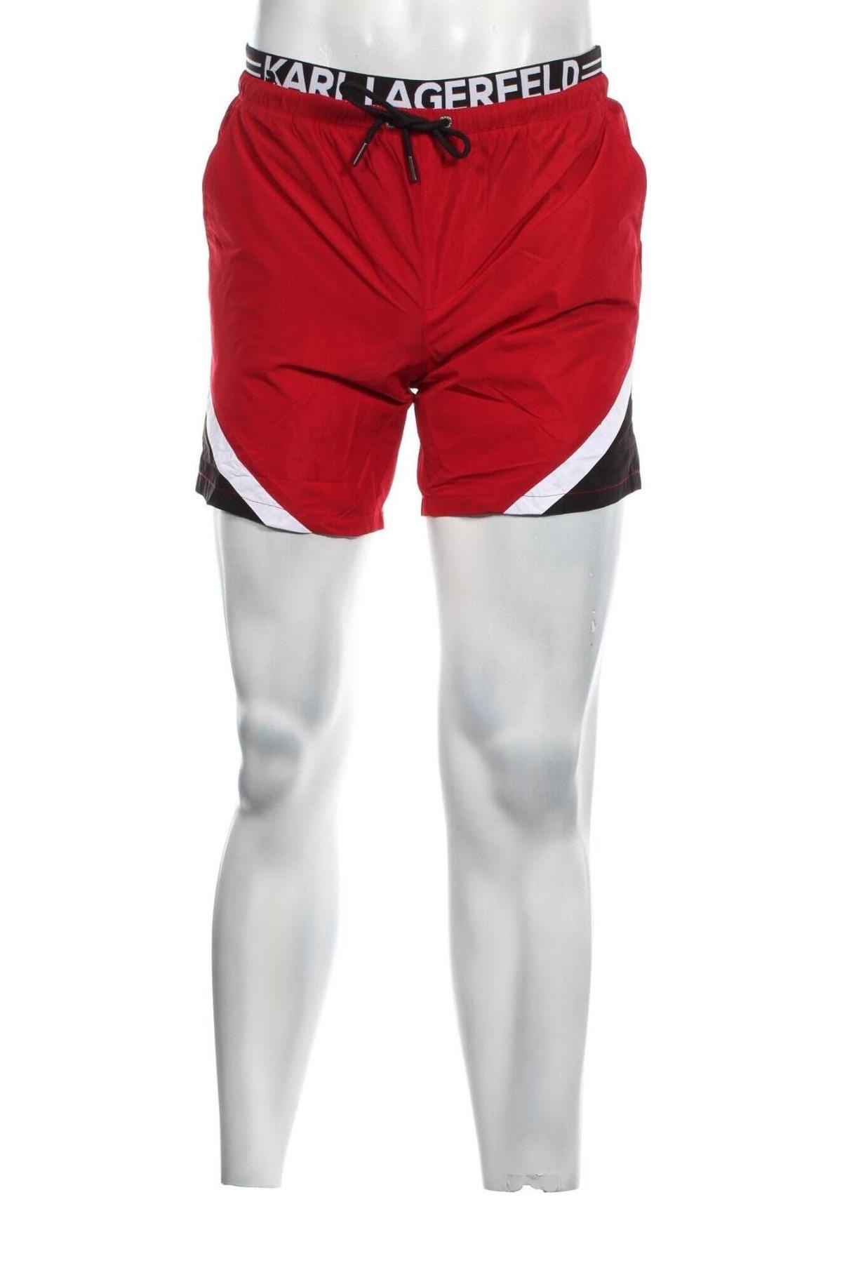 Ανδρικό κοντό παντελόνι Karl Lagerfeld, Μέγεθος M, Χρώμα Κόκκινο, Τιμή 138,66 €
