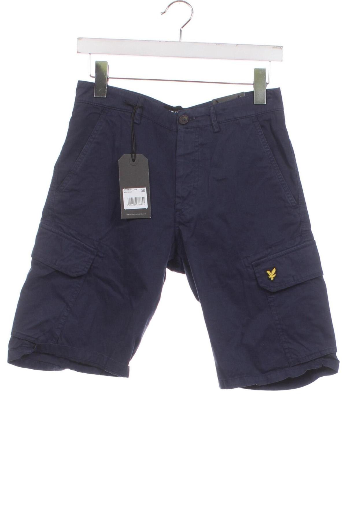 Ανδρικό κοντό παντελόνι Lyle & Scott, Μέγεθος S, Χρώμα Μπλέ, Τιμή 10,76 €