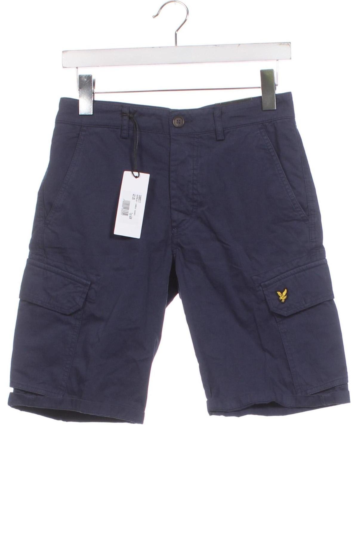 Pantaloni scurți de bărbați Lyle & Scott, Mărime S, Culoare Albastru, Preț 114,47 Lei