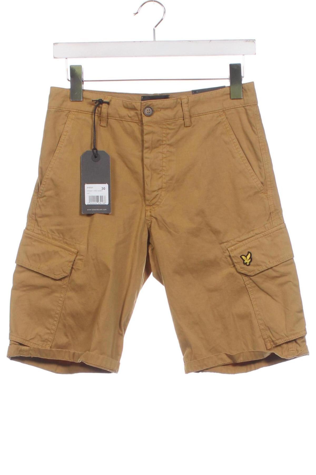 Pantaloni scurți de bărbați Lyle & Scott, Mărime S, Culoare Bej, Preț 37,20 Lei