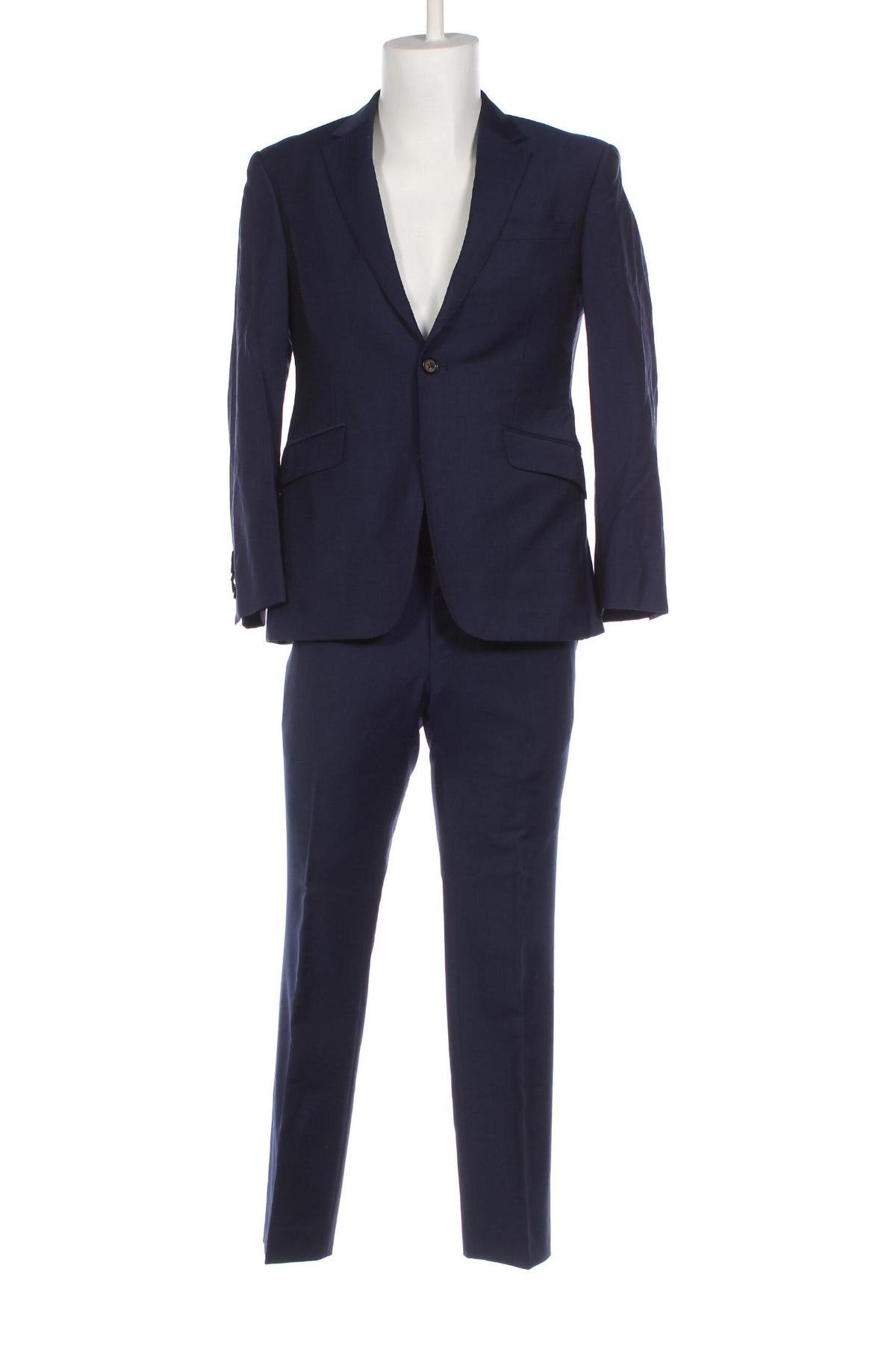 Ανδρικό κοστούμι T.M.Lewin, Μέγεθος M, Χρώμα Μπλέ, Τιμή 60,00 €