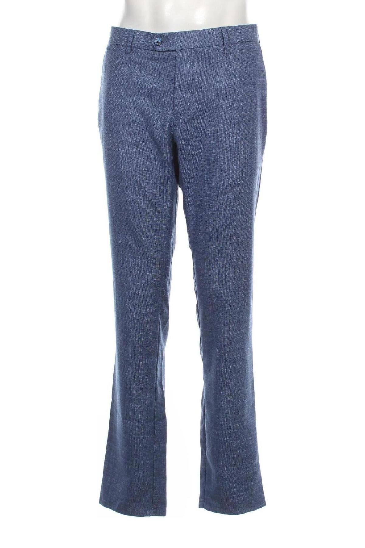 Pantaloni de bărbați Andrews, Mărime L, Culoare Albastru, Preț 73,98 Lei