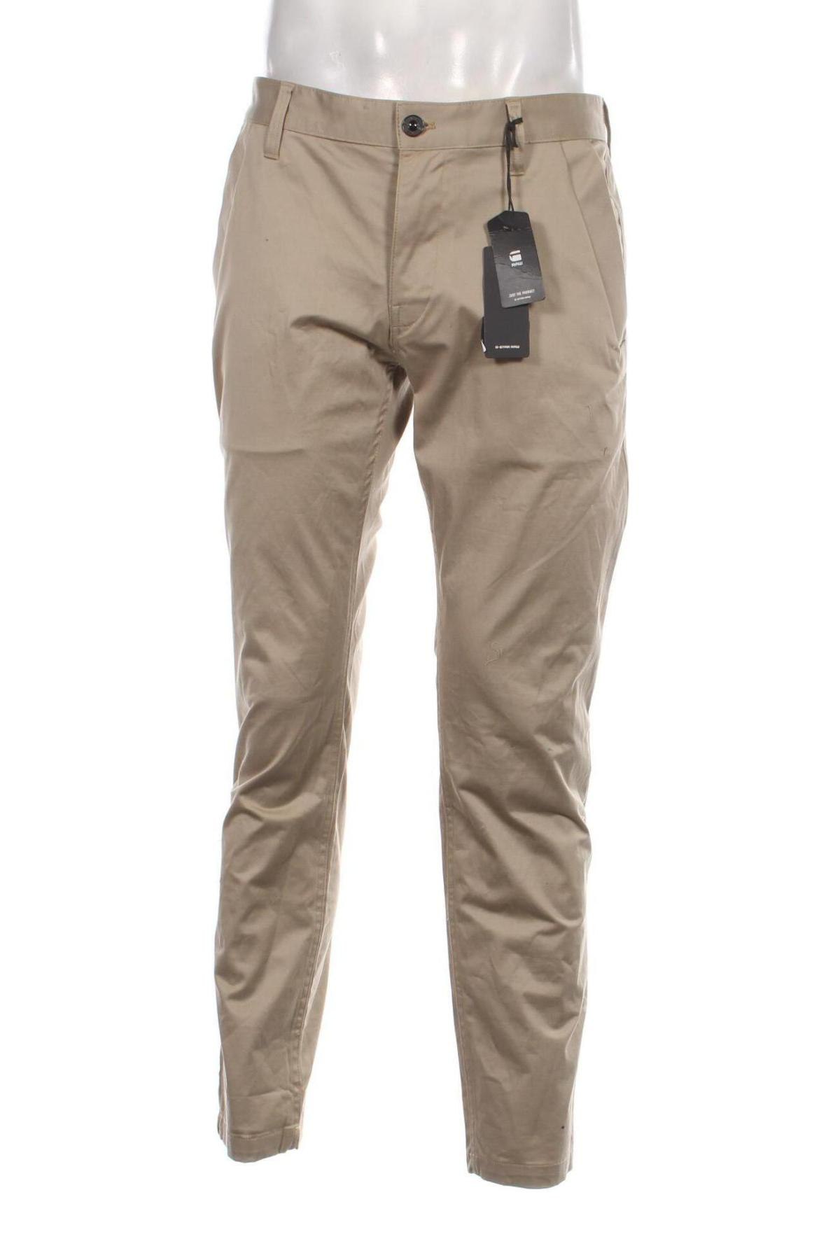 Herrenhose G-Star Raw, Größe L, Farbe Beige, Preis 91,75 €