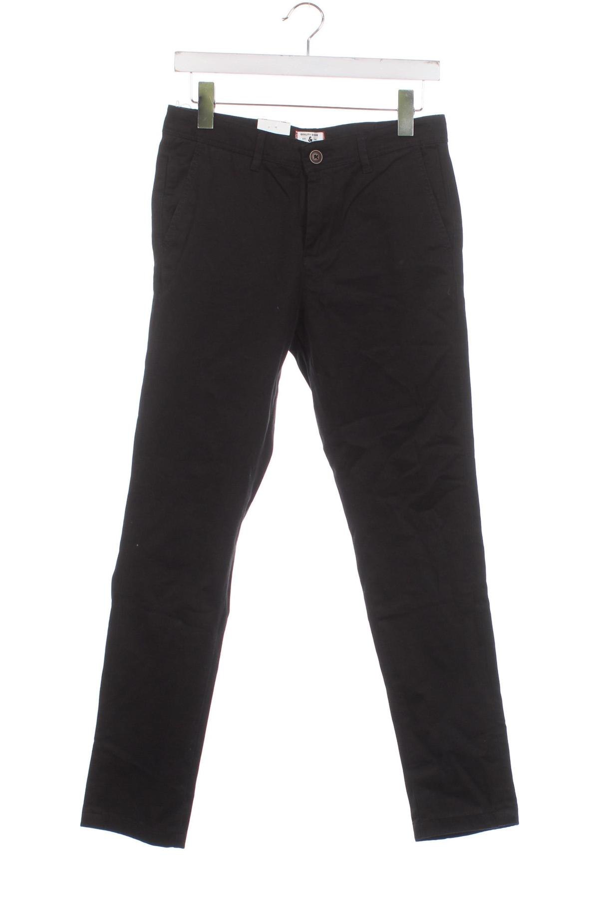 Мъжки панталон Jack & Jones, Размер S, Цвят Черен, Цена 21,32 лв.