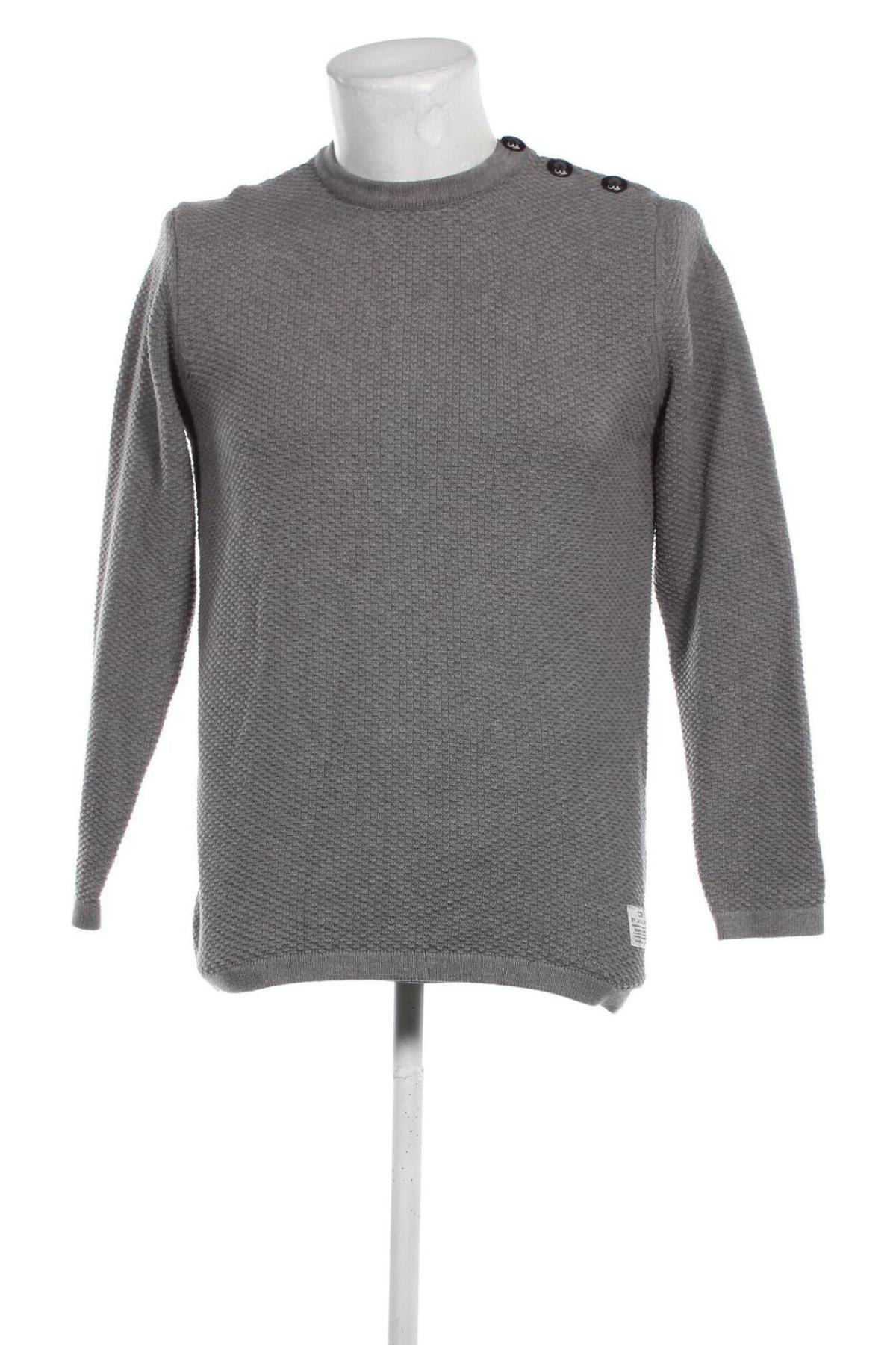 Мъжки пуловер Core By Jack & Jones, Размер M, Цвят Сив, Цена 9,36 лв.