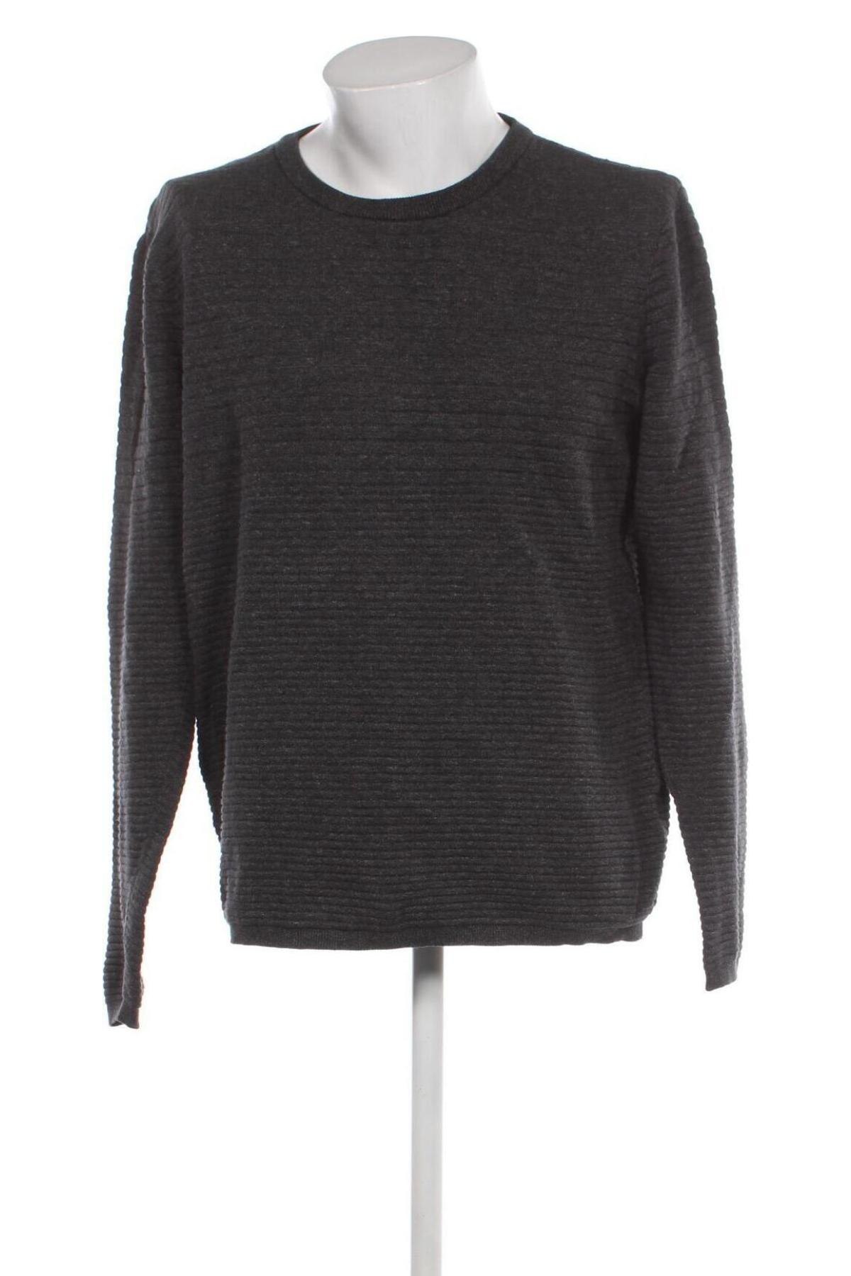 Ανδρικό πουλόβερ H&D, Μέγεθος L, Χρώμα Γκρί, Τιμή 6,28 €