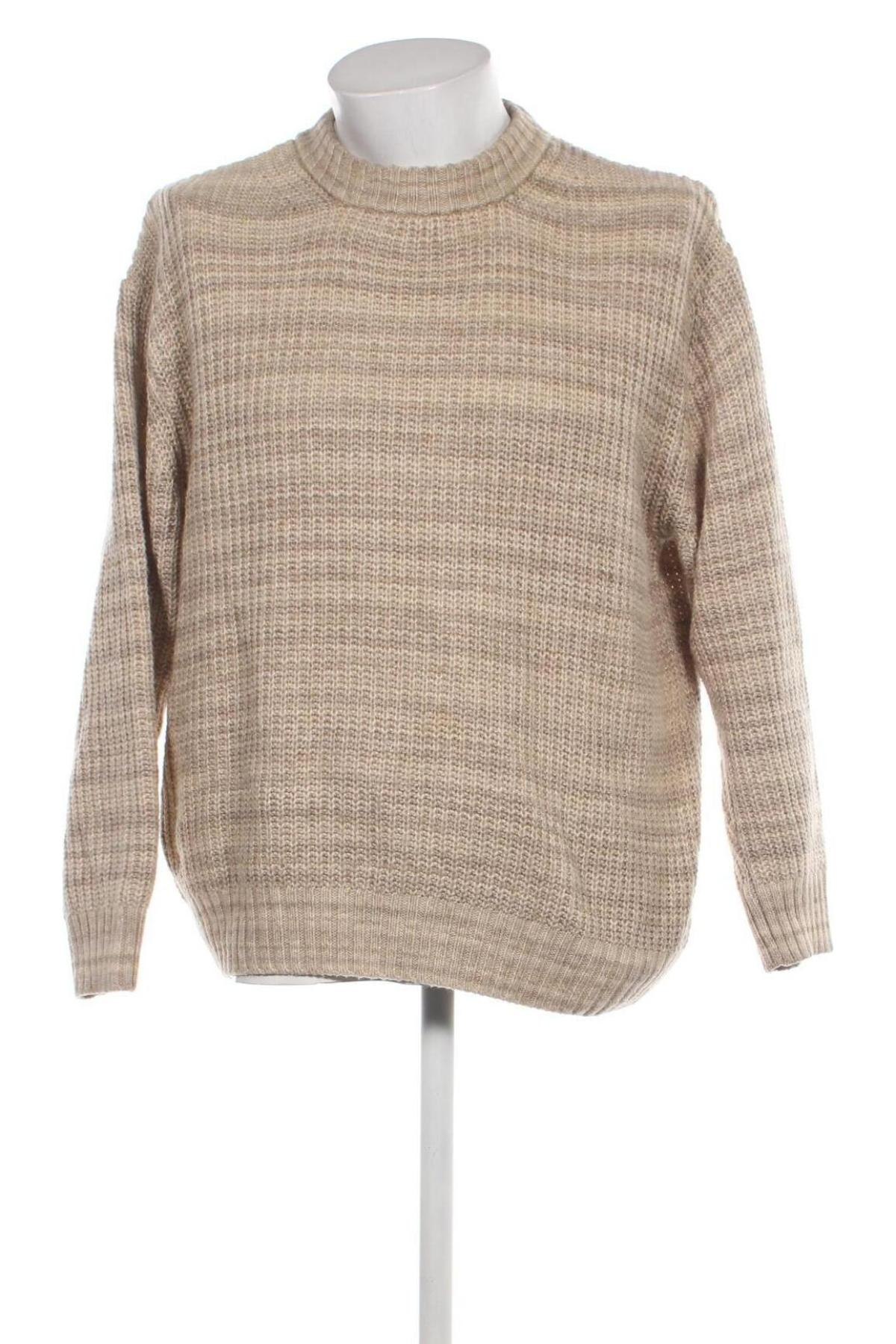 Мъжки пуловер H&M, Размер L, Цвят Бежов, Цена 8,70 лв.
