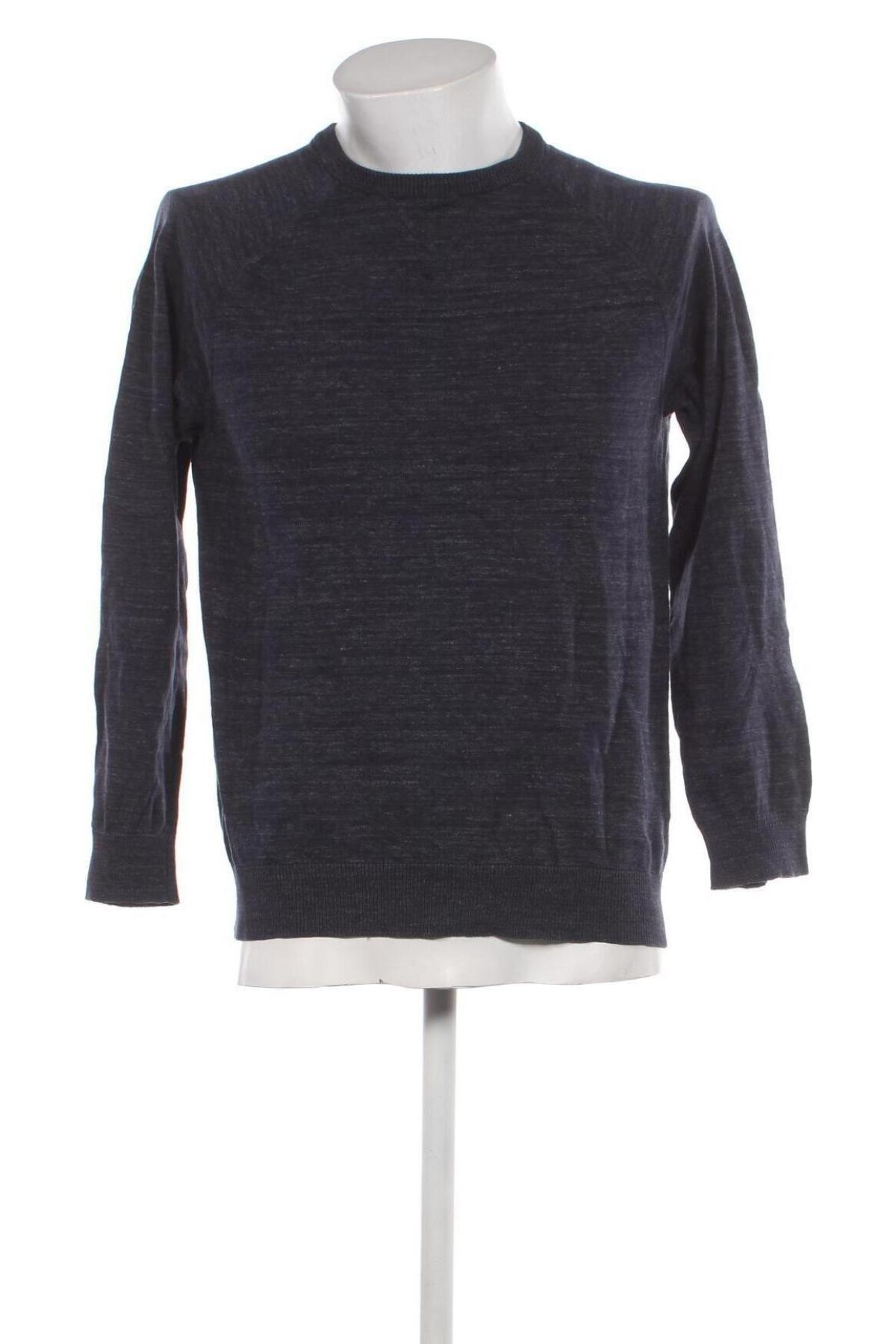 Мъжки пуловер H&M L.O.G.G., Размер M, Цвят Син, Цена 8,70 лв.