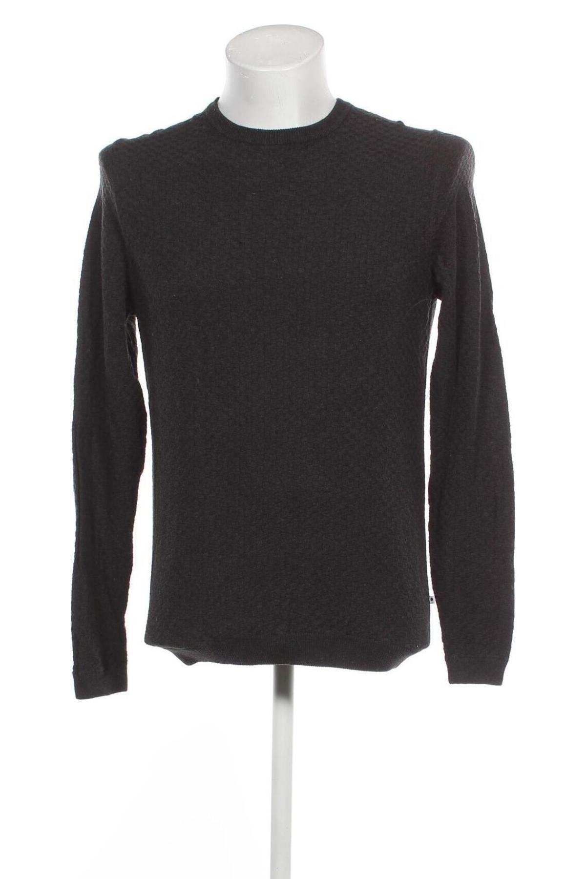 Мъжки пуловер NN07, Размер L, Цвят Сив, Цена 25,84 лв.