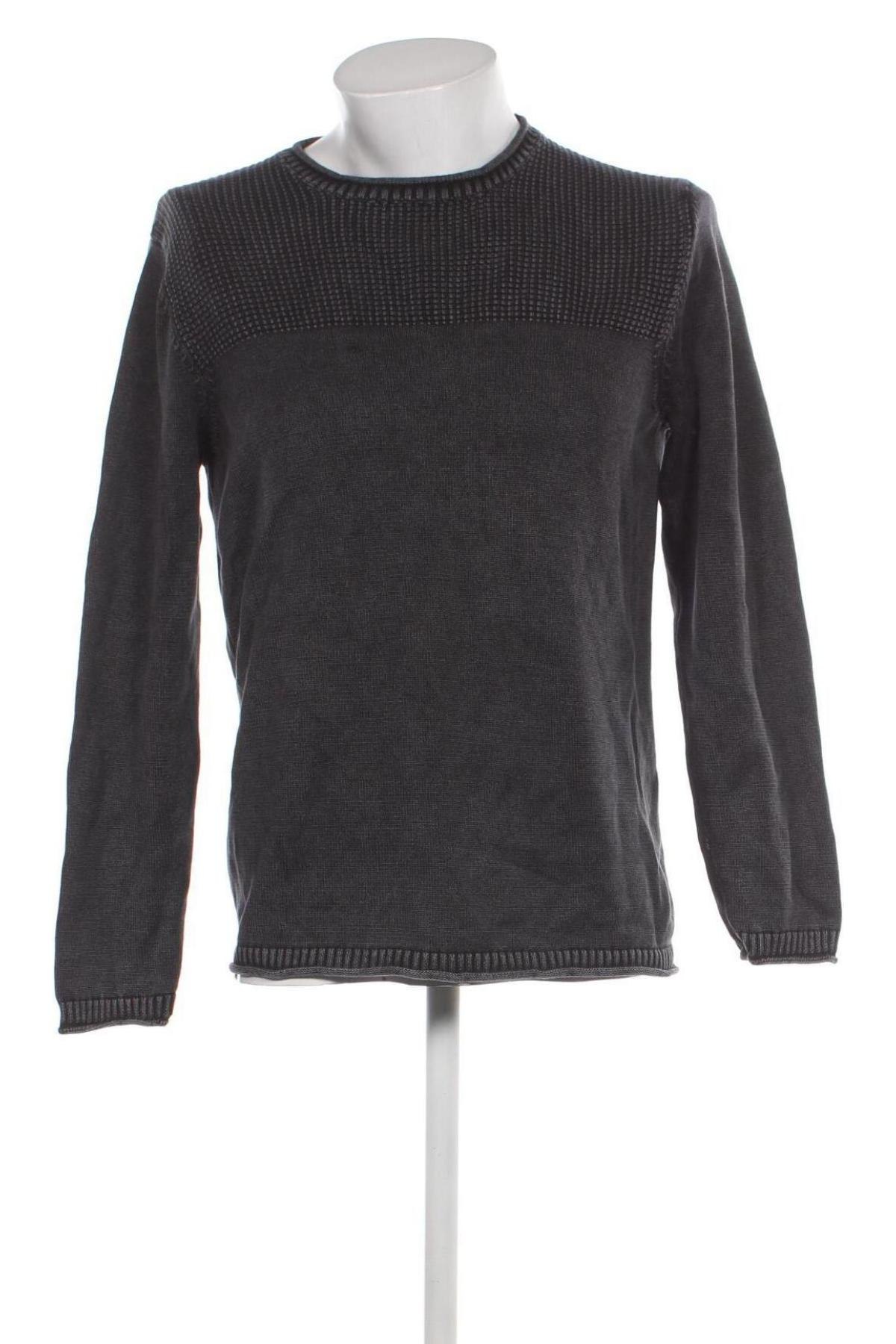 Ανδρικό πουλόβερ Tom Tompson, Μέγεθος L, Χρώμα Γκρί, Τιμή 6,28 €