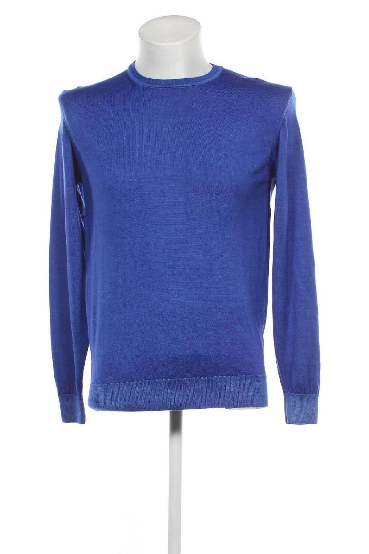 Herrenpullover Wool & Co, Größe M, Farbe Blau, Preis 22,97 €