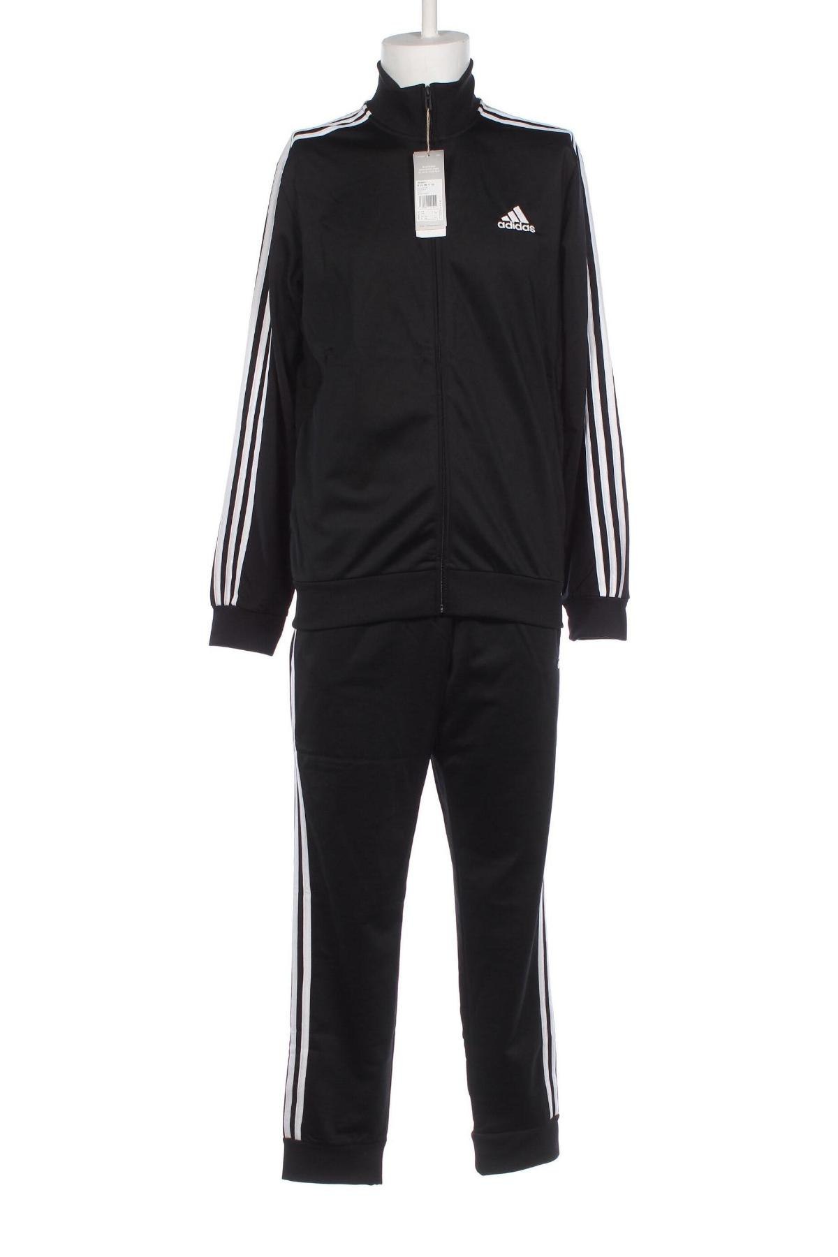Αθλητικό ανδρικό σύνολο Adidas, Μέγεθος XL, Χρώμα Μαύρο, Τιμή 54,43 €