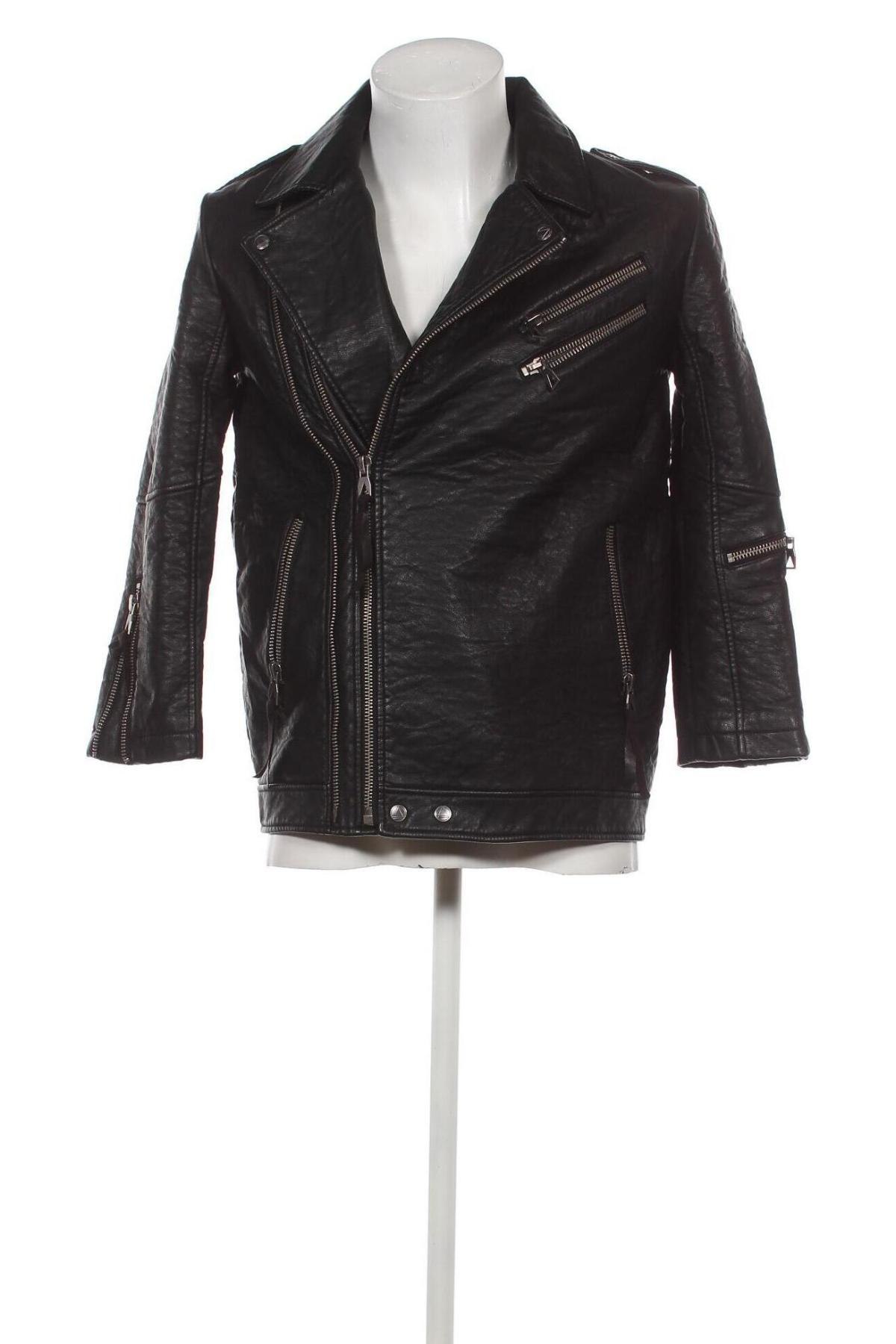 Pánska kožená bunda  Eleven Paris, Veľkosť S, Farba Čierna, Cena  183,43 €