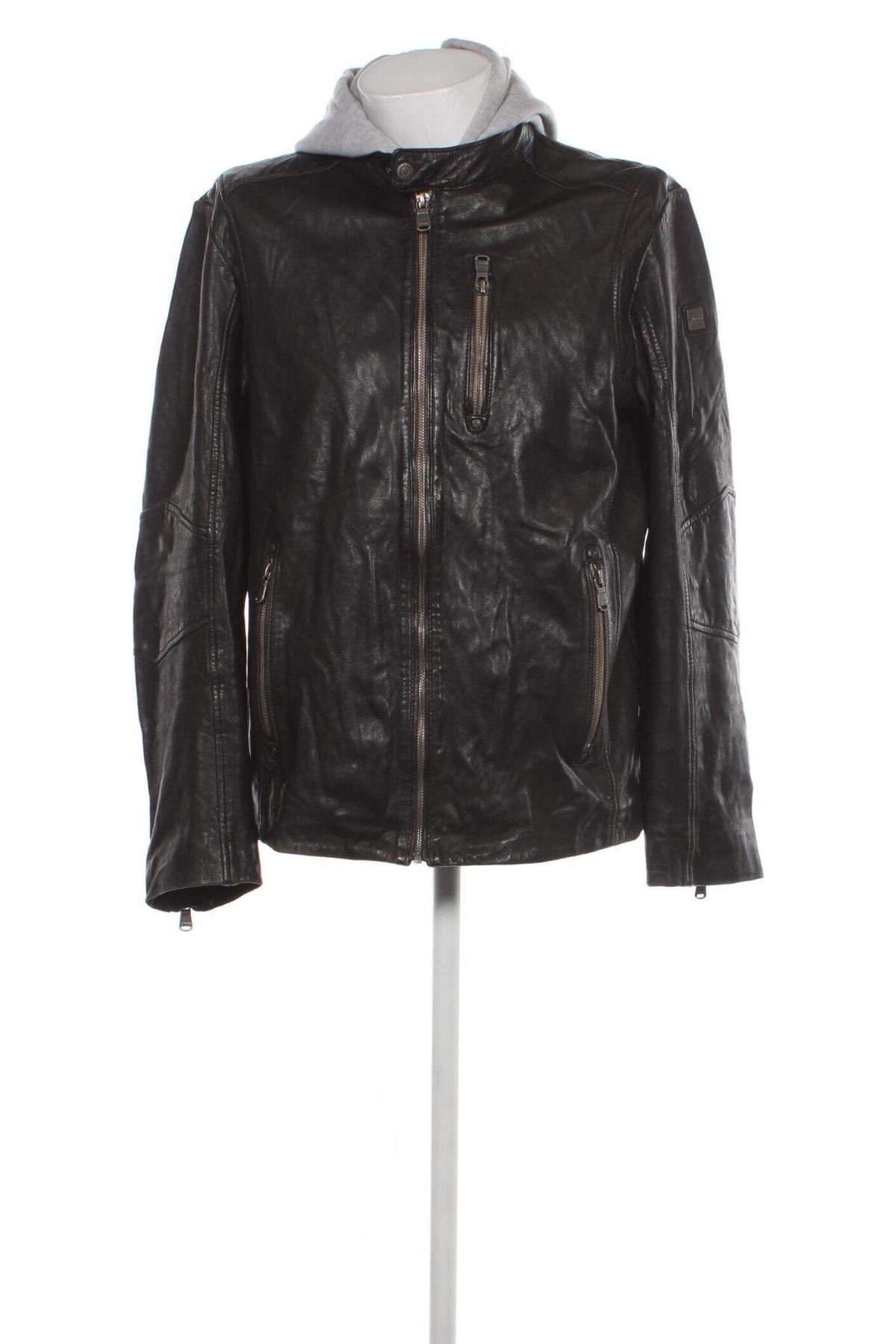 Pánska kožená bunda  Engbers, Veľkosť L, Farba Čierna, Cena  136,93 €
