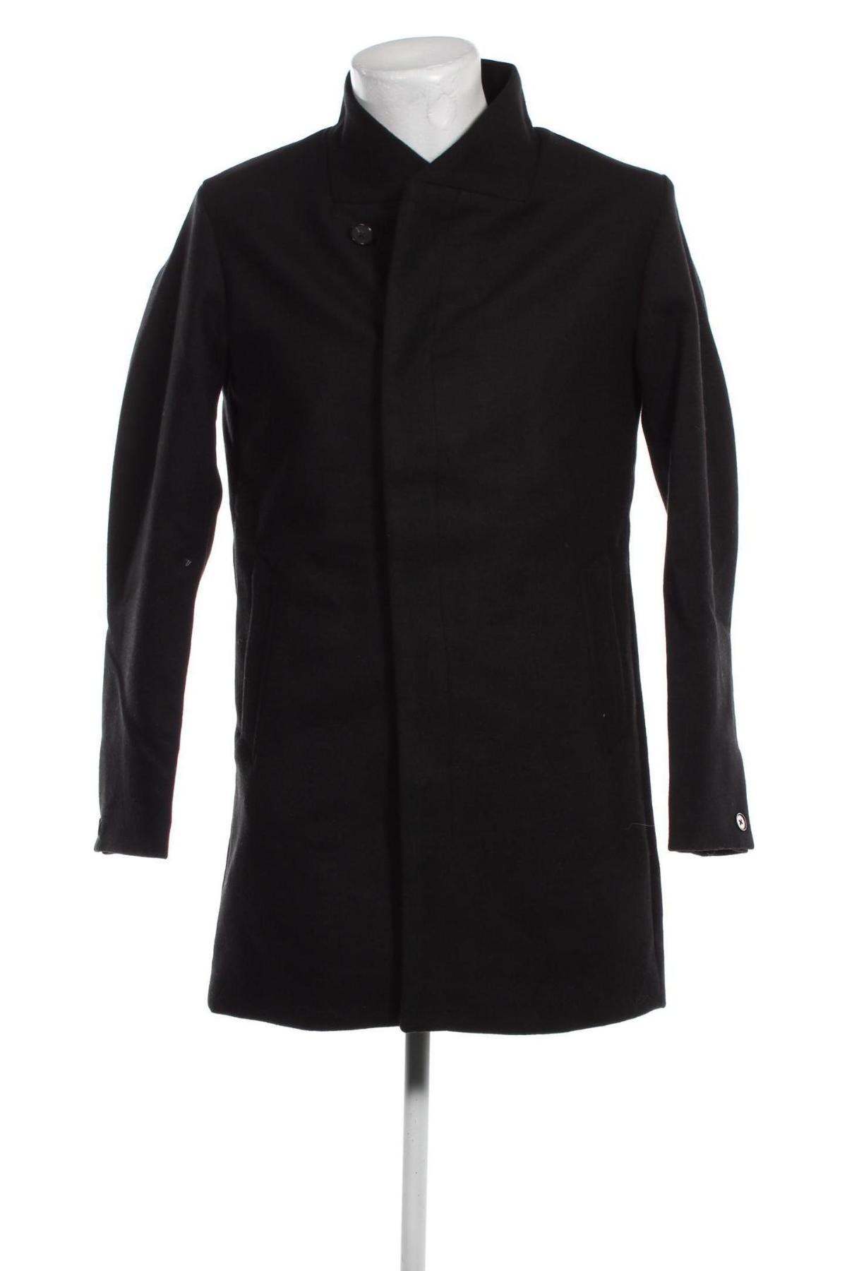 Pánsky kabát  Jack & Jones, Veľkosť M, Farba Čierna, Cena  34,66 €