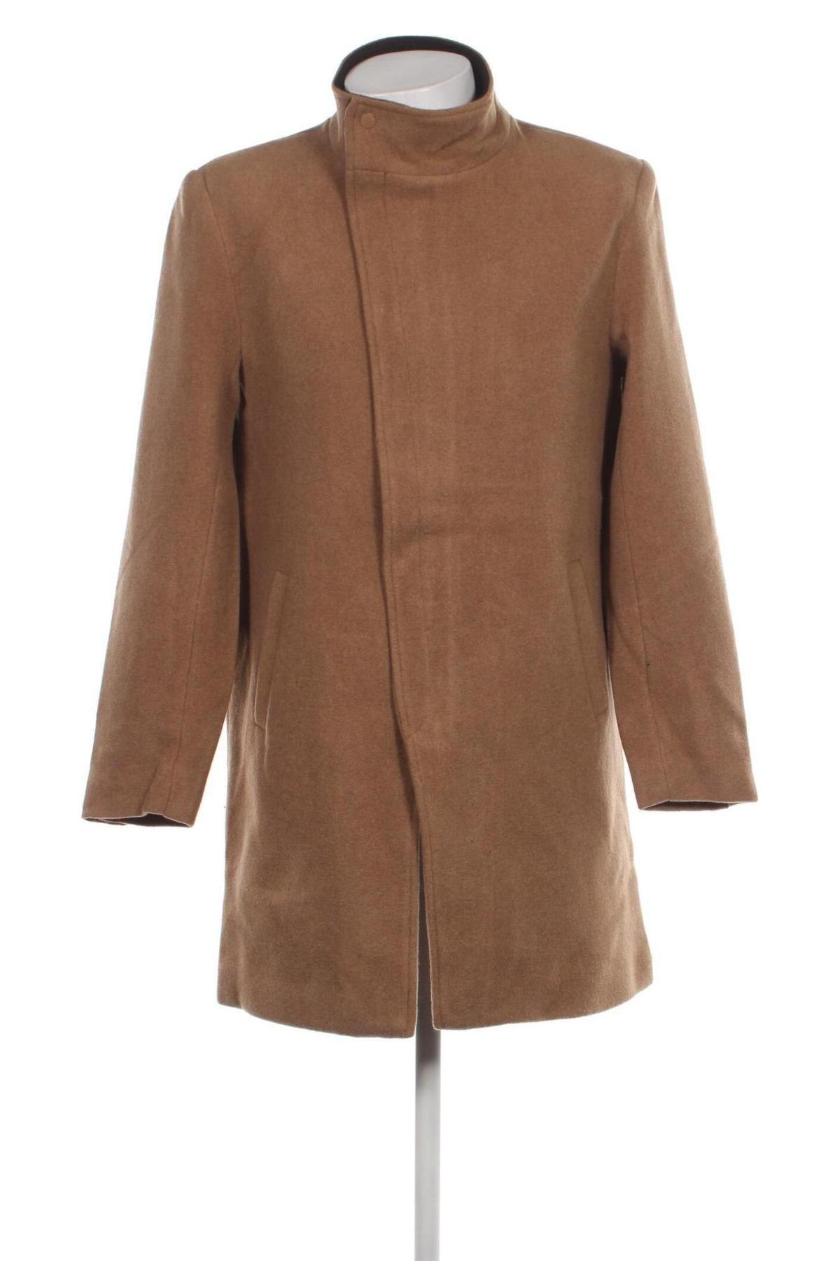 Ανδρικά παλτό Only & Sons, Μέγεθος L, Χρώμα  Μπέζ, Τιμή 32,80 €