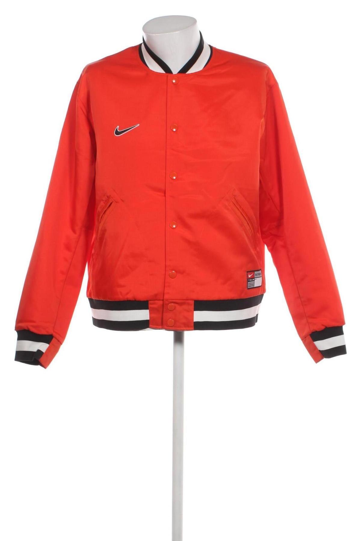 Мъжко яке Nike, Размер L, Цвят Оранжев, Цена 132,60 лв.