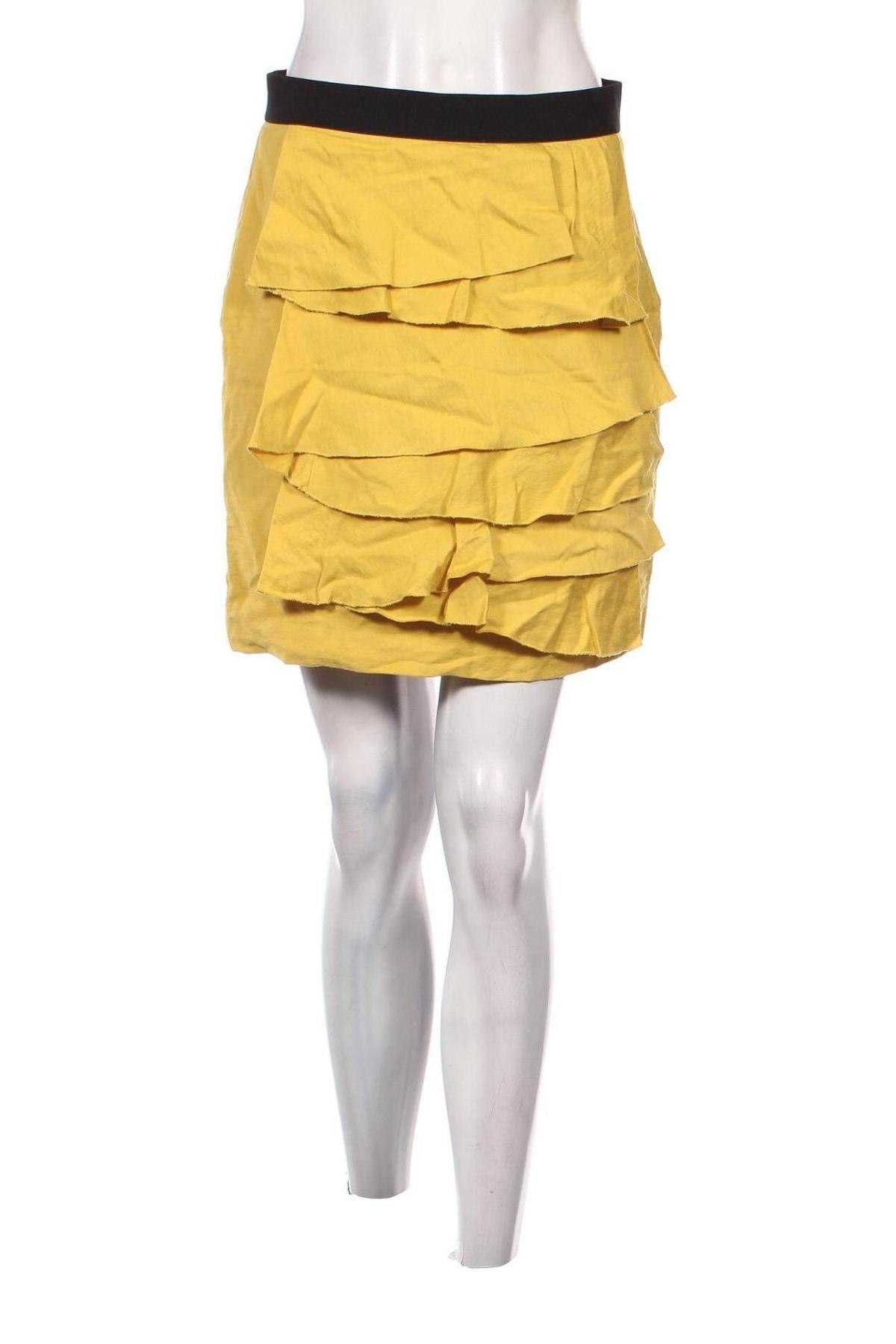 Φούστα BCBG Max Azria, Μέγεθος XS, Χρώμα Κίτρινο, Τιμή 4,55 €