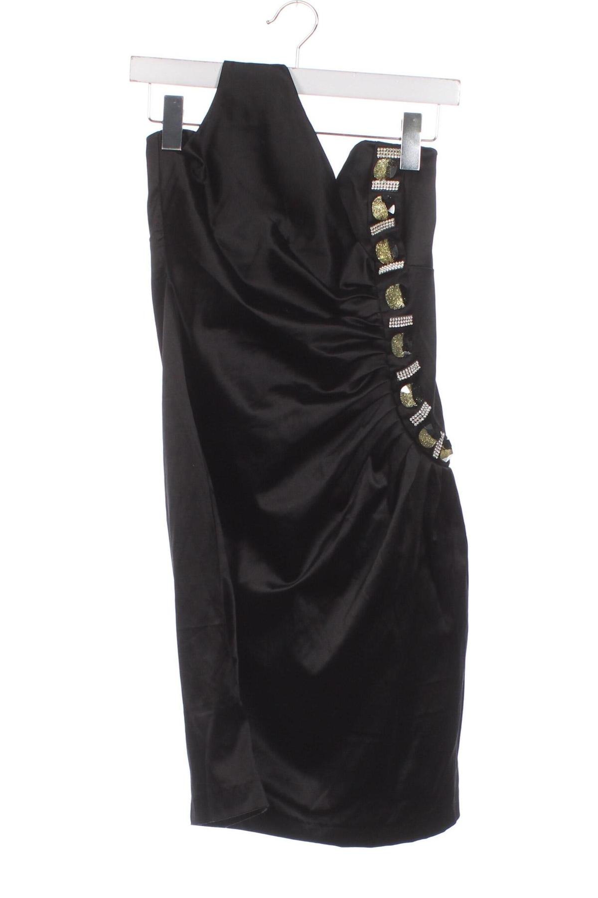 Kleid Boohoo, Größe XS, Farbe Schwarz, Preis 10,09 €