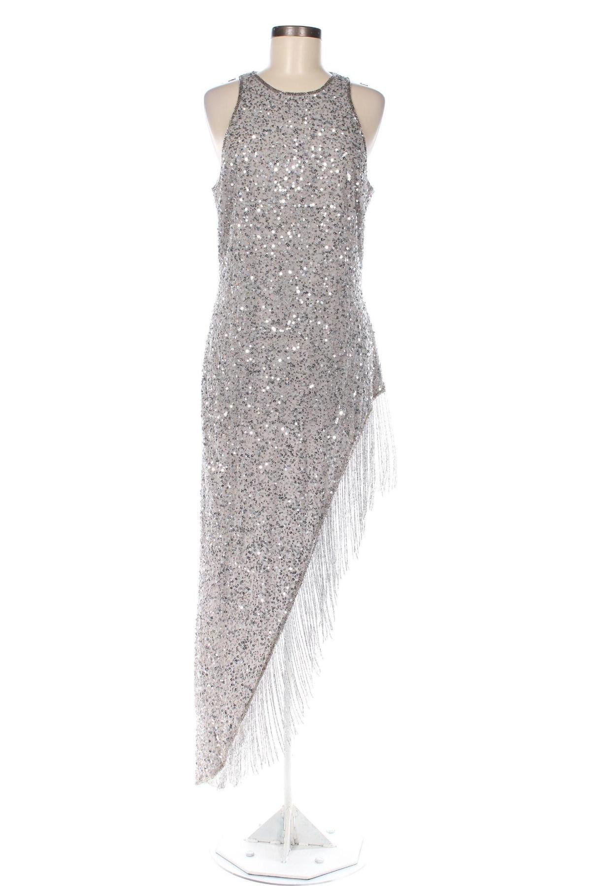 Kleid Karen Millen, Größe XL, Farbe Silber, Preis 266,52 €