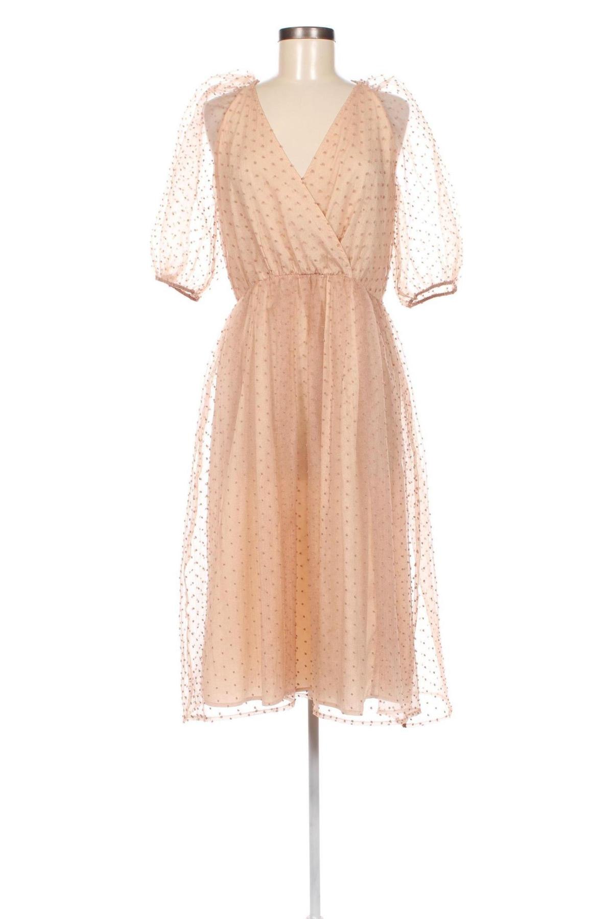 Kleid NA-KD, Größe M, Farbe Beige, Preis 30,99 €