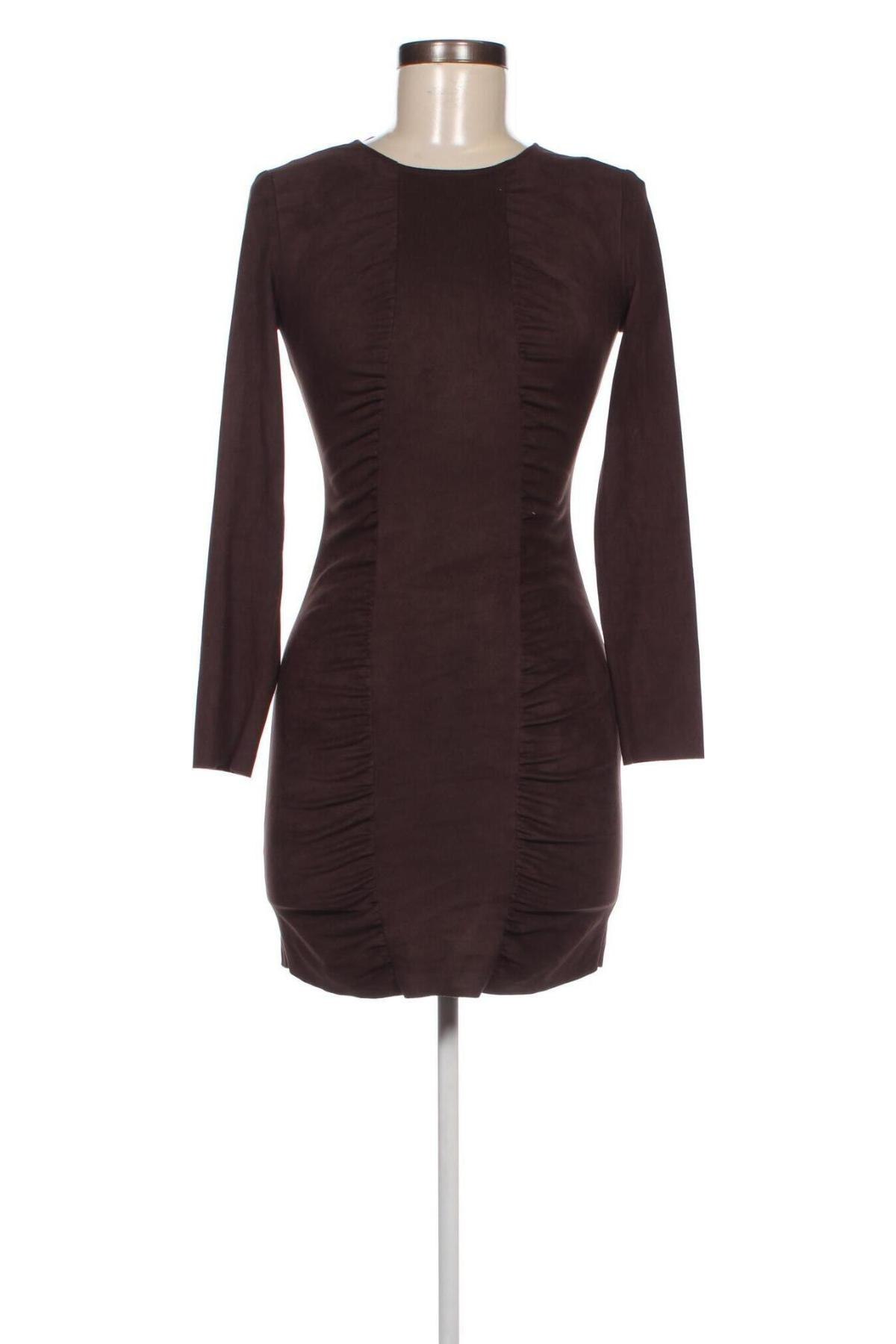 Kleid Zara, Größe S, Farbe Braun, Preis € 15,49