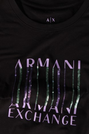 Γυναικείο t-shirt Armani Exchange, Μέγεθος S, Χρώμα Μαύρο, Τιμή 23,24 €