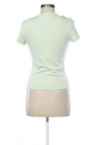 Tricou de femei Tommy Jeans, Mărime S, Culoare Verde, Preț 251,99 Lei