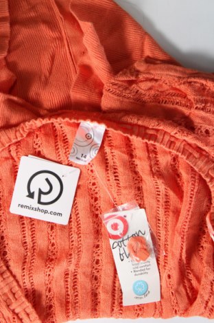 Damen Strickjacke, Größe L, Farbe Orange, Preis € 10,49