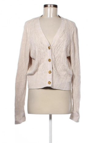 Damen Strickjacke Lands' End, Größe L, Farbe Beige, Preis 20,49 €