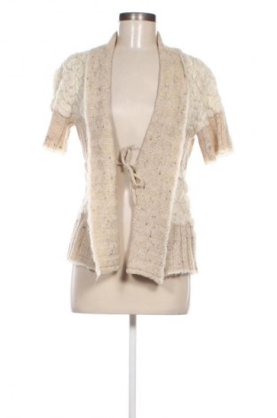 Damen Strickjacke Oui, Größe M, Farbe Beige, Preis 22,99 €