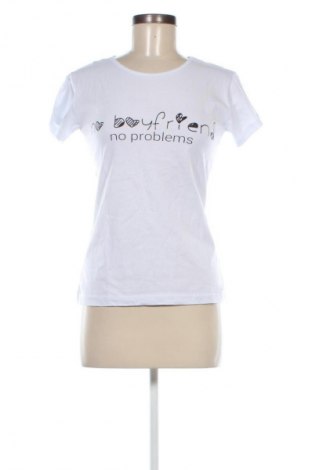 Γυναικείο t-shirt, Μέγεθος S, Χρώμα Λευκό, Τιμή 8,70 €