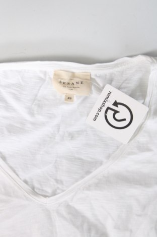 Γυναικείο t-shirt Sezane, Μέγεθος XS, Χρώμα Λευκό, Τιμή 32,57 €