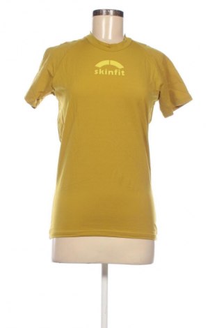 Γυναικείο t-shirt Skinfit, Μέγεθος M, Χρώμα Κίτρινο, Τιμή 8,99 €