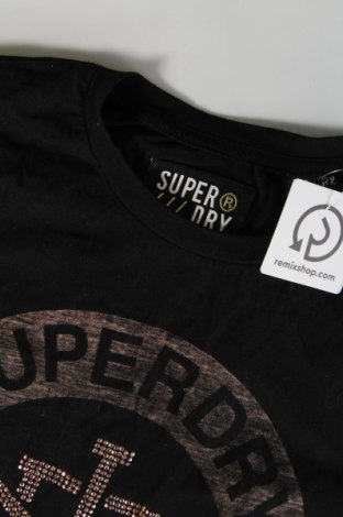 Γυναικείο t-shirt Superdry, Μέγεθος M, Χρώμα Μαύρο, Τιμή 9,00 €