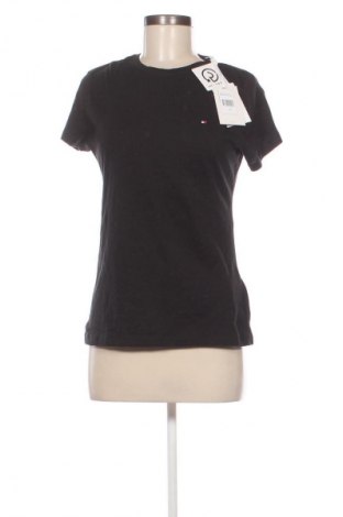 Γυναικείο t-shirt Tommy Hilfiger, Μέγεθος M, Χρώμα Μαύρο, Τιμή 50,99 €