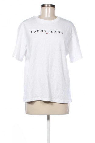 Tricou de femei Tommy Jeans, Mărime L, Culoare Alb, Preț 269,99 Lei