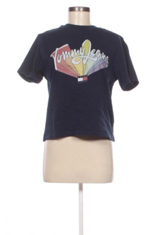 Γυναικείο t-shirt Tommy Jeans, Μέγεθος S, Χρώμα Μπλέ, Τιμή 50,99 €